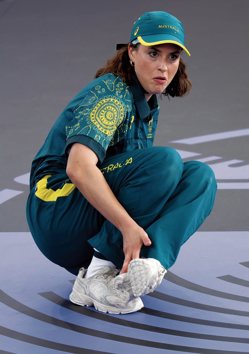 Raygun competes at the Olympic Games, Paris 2024.