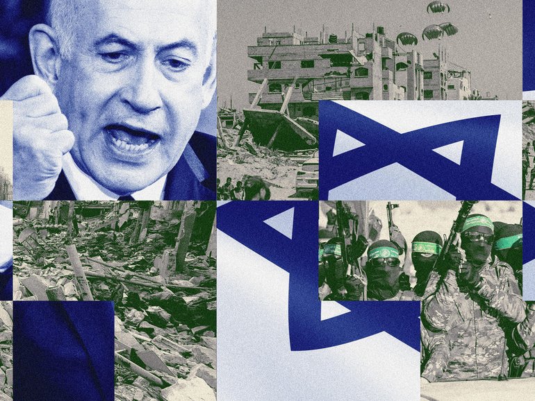Benjamin Netanyahu has issued his strongest language on Gaza and Hamas yet.