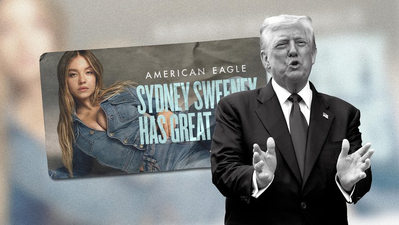 Donald Trump has seized on the Sydney Sweeney American Eagle denim drama.