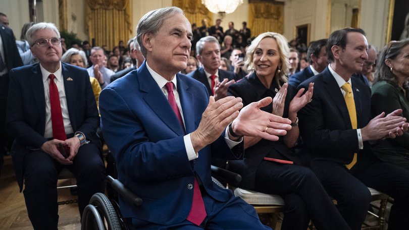 Texas Governor Greg Abbott at the White House/
