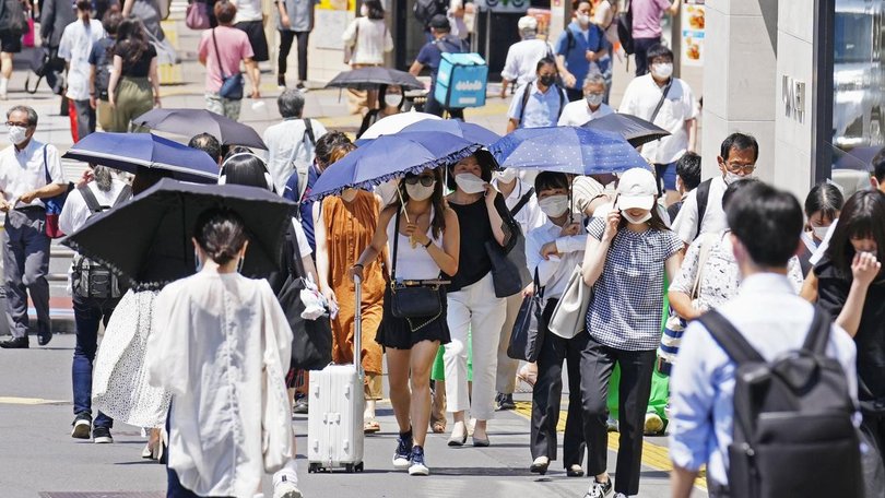 Temperatures across Japan hit a record high in July for the third year in a row.