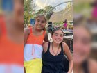 Kiah Bell-Parsons (right) was snorkelling near the popular tourist destination of Phi Phi Island with her mother, Nat and sister, Kelsie, (left)  when the horrific incident occurred.