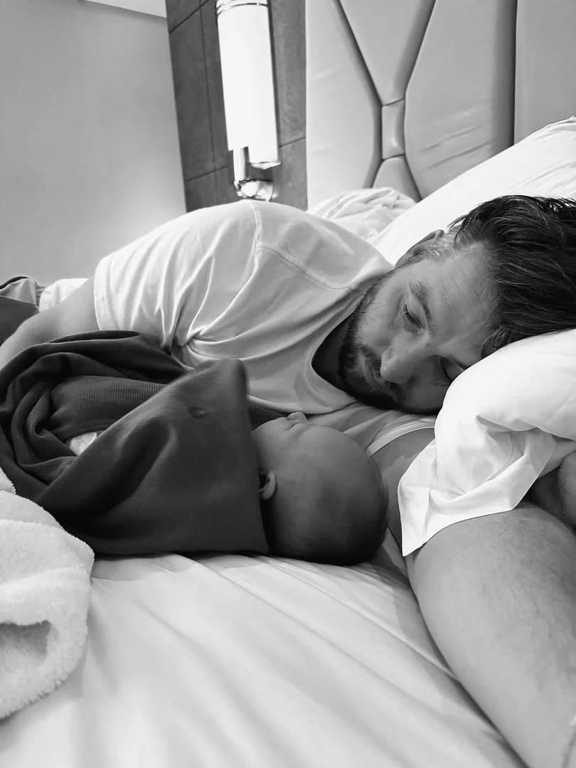 Dale Thomas with his daughter Allegra.