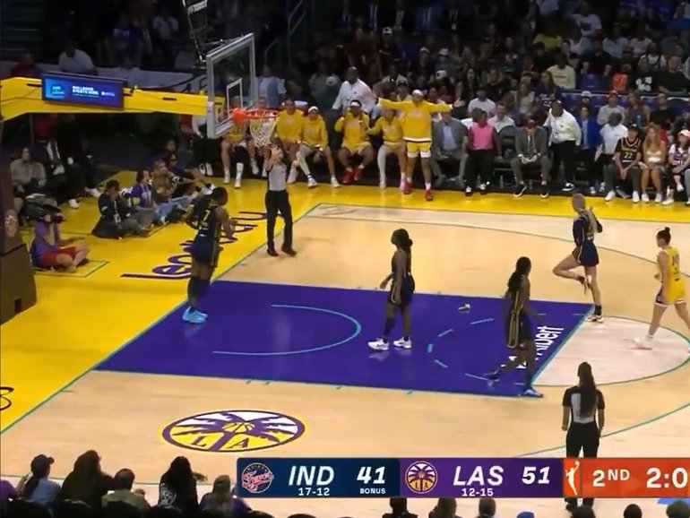 For the third time in a week, a sex toy thrown onto a court has interrupted a WNBA game.