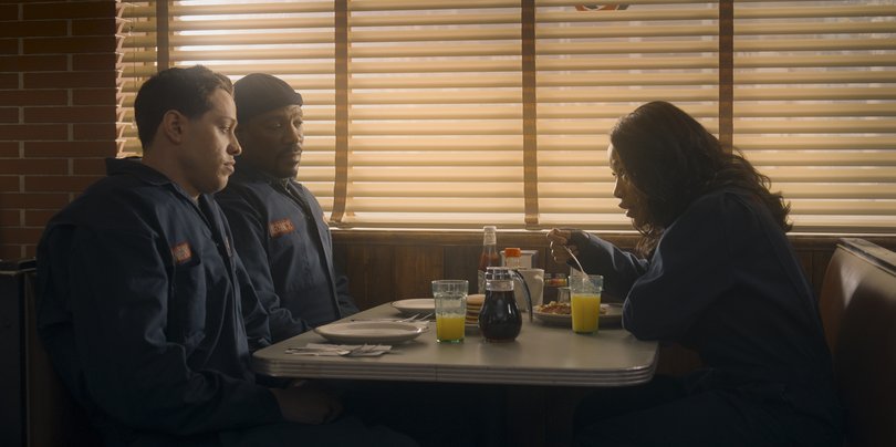 Eddie Murphy and Pete Davidson with Keke Palmer.