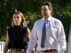 Matt Wright was supported by his wife Kaia Wright at court. NewsWire/Pema Tamang Pakhrin