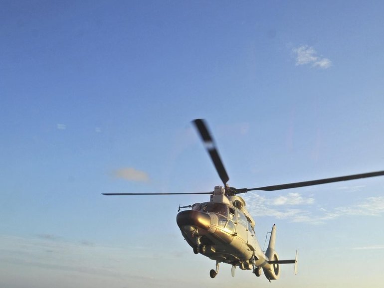 Ghana's government described the crash of the Z-9 helicopter as a ‘national tragedy’. (AP PHOTO)