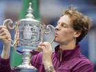 Champ Jannik Sinner will be shooting for a record $US5 million prize at the US Open in New York. (AP PHOTO)