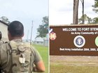 Authorities apprehended the shooter before noon local time after the base went into lockdown.
