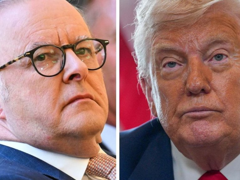 Prime Minister Anthony Albanese and US President Donald Trump.