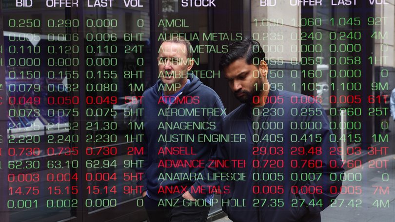SYDNEY, AUSTRALIA - NewsWire Photos APRIL 15:
A view of the digital boards at the ASX in Sydney. Photo: Gaye Gerard / NewsWire