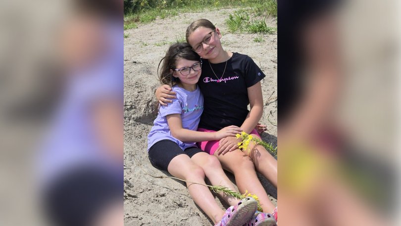 Fayeah (left) and Hayven (right) were killed in a factory explosion in Nebraska.
