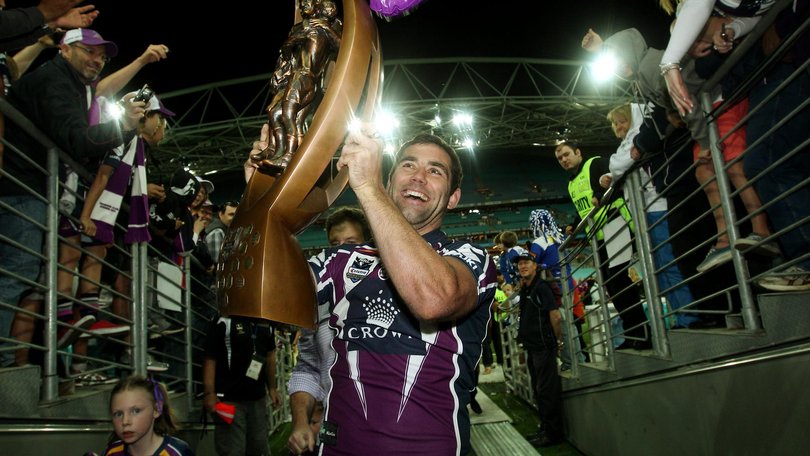 Cameron Smith was a multiple premiership captain for Melbourne Storm.