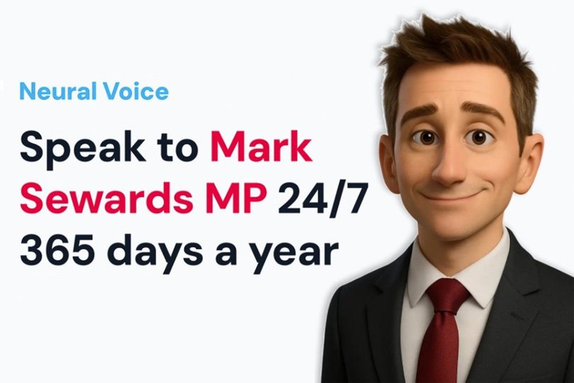 The AI chatbot version of UK lawmaker Mark Sewards.