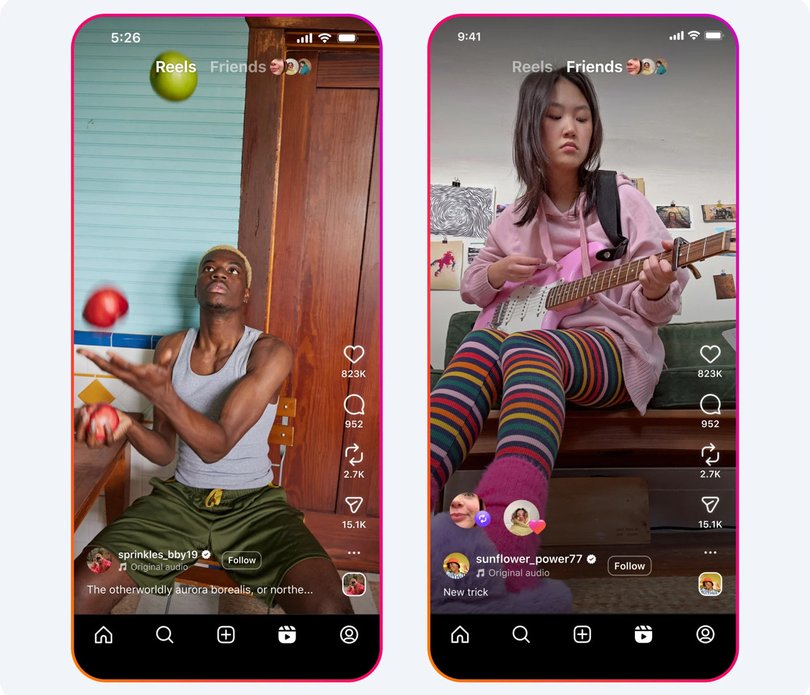 Users can choose to watch only Reels friends have made or interacted with.