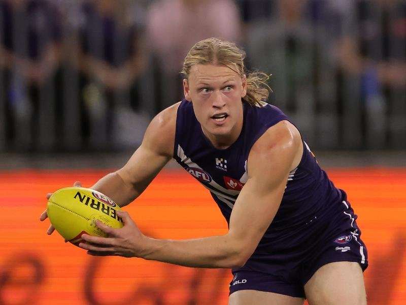 Hayden Young is set for a stint on the sidelines after an injury in Fremantle's win over Carlton. 