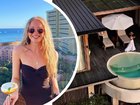 Aussie Jazz Walsh was enjoying a massage at the luxury resort when the raid occurred.