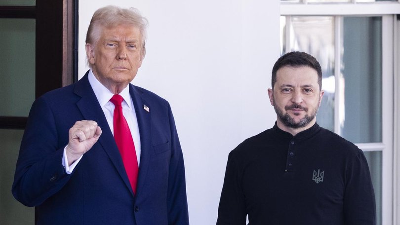 Donald Trump briefed Volodymyr Zelensky.
