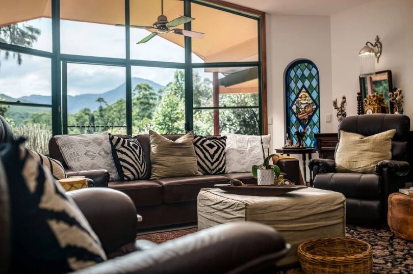The living room in the homestead.
