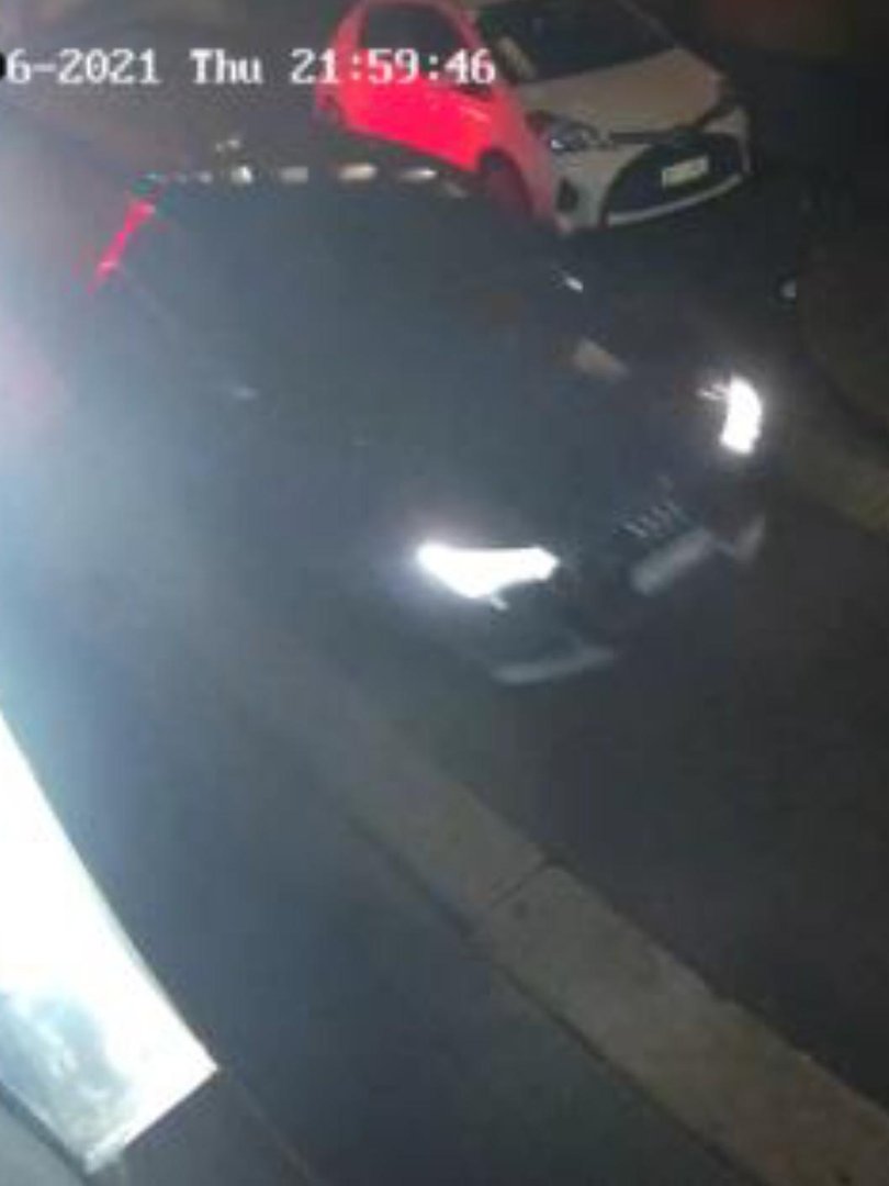 The stolen Audi spotted on Tankstream Lane at 9.59pm on June 17. Picture Supplied.