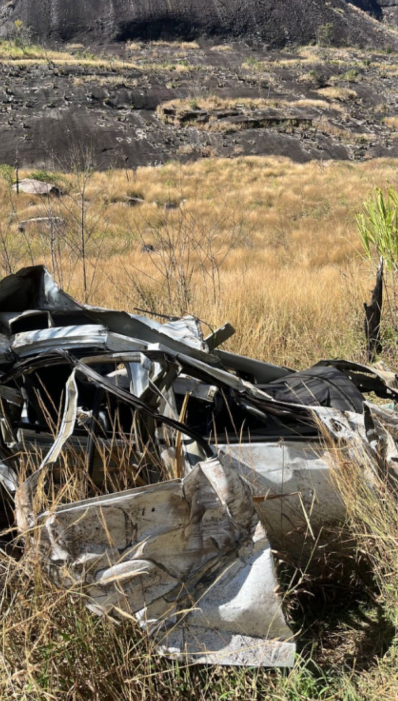 The vehicle plunged over a cliff in an area popular with hang gliders.