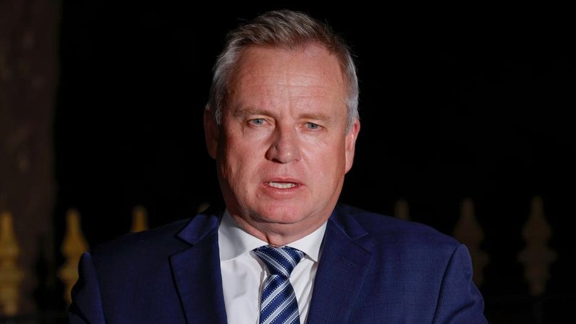 Reinstated Tasmanian Premier Jeremy Rockliff's minority government isn't out of the woods yet. (Rob Blakers/AAP PHOTOS)