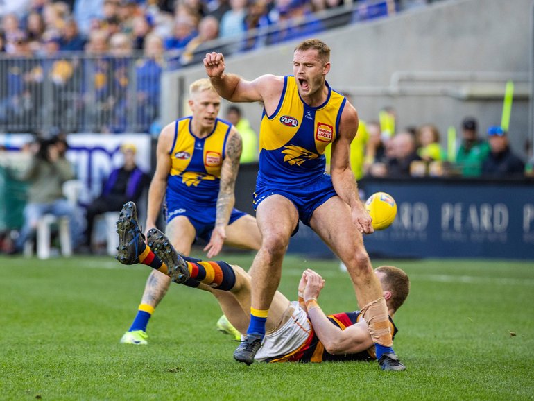 West Coast pushed Adelaide all the way to the end.