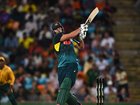 Big-hitting Tim David's 83 proved the key knock in Australia's win over South Africa in Darwin. (Jono Searle/AAP PHOTOS)