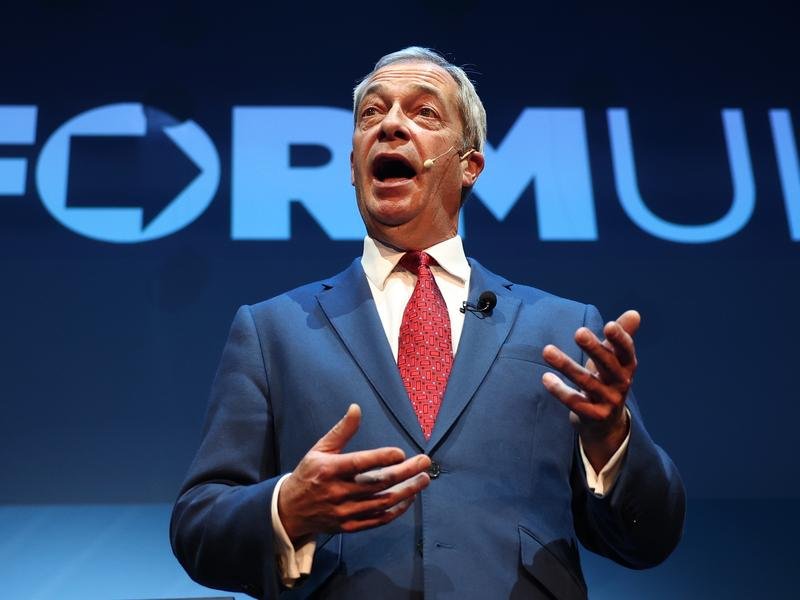 Reform UK leader Nigel Farage has issued a warning about China.