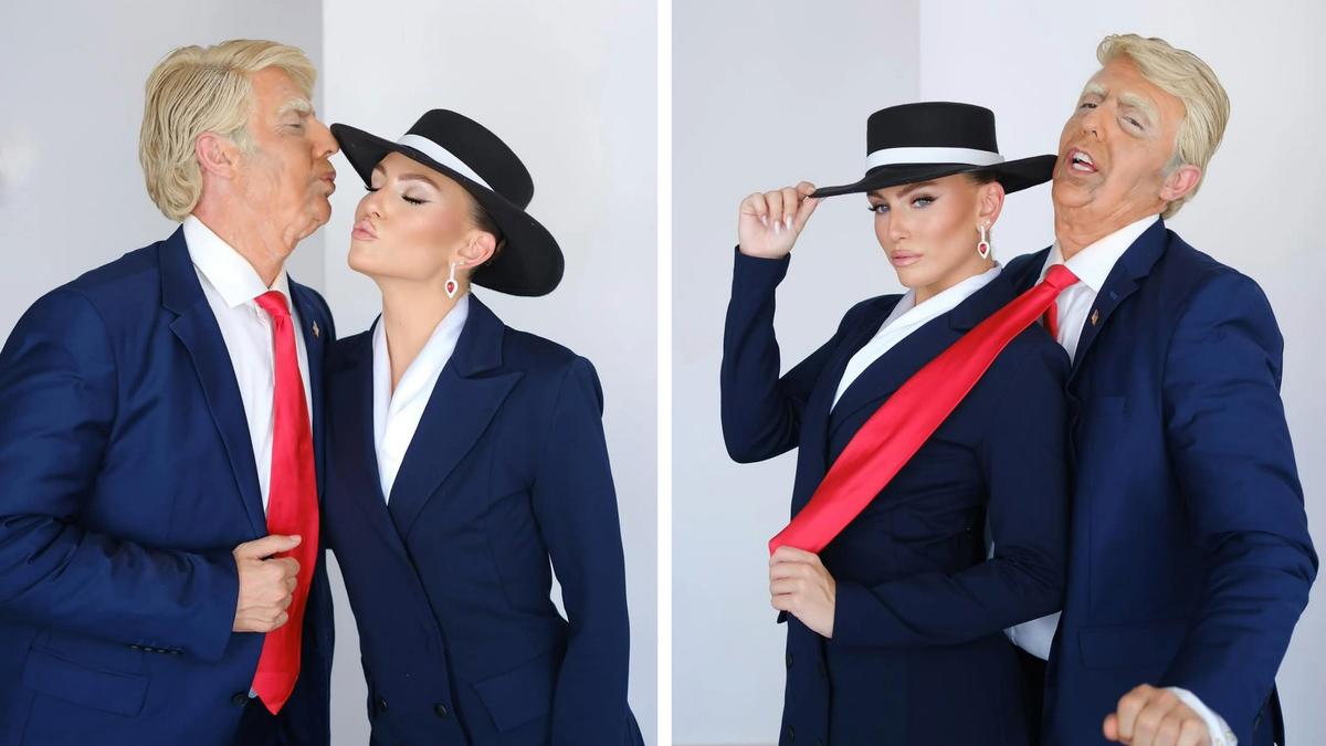 Dancing with the Stars couple perform as Trump, Melania