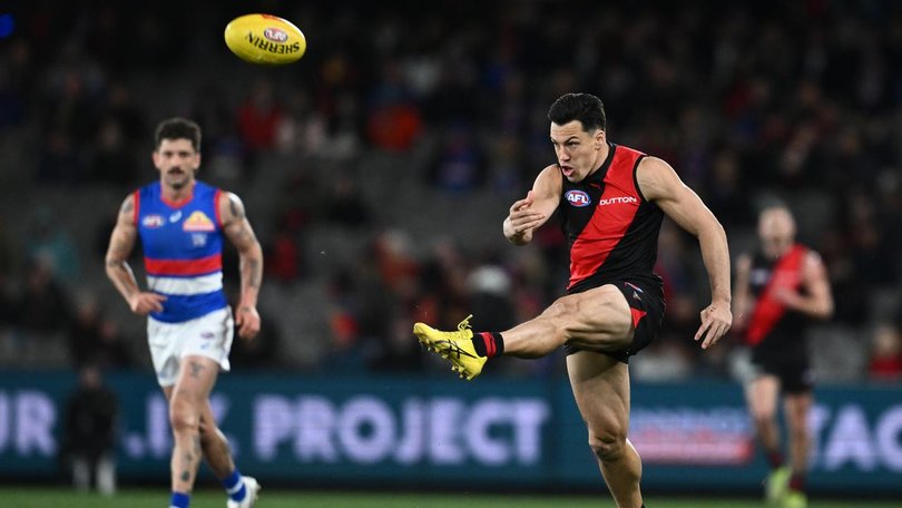 Essendon midfielder Dylan Shiel has been banned for an unusual rough conduct charge. (Joel Carrett/AAP PHOTOS)