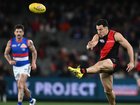 Essendon midfielder Dylan Shiel has been banned for an unusual rough conduct charge. (Joel Carrett/AAP PHOTOS)