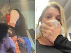 A flight has been plunged into chaos after smoke filled the cabin mid flight, alarming passengers.