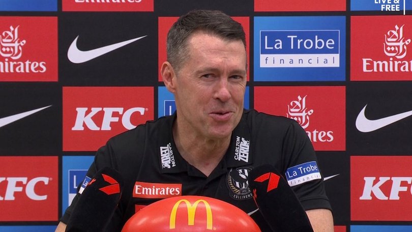 Craig McRae delivered a cheeky backhanded comment to Fremantle.