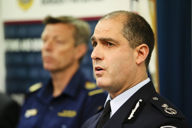 AFP Assistant Commissioner Ramzi Jabbour during a press conference in 2014.