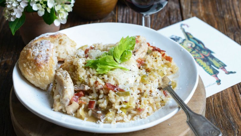 Foodie Sarah Tuck’s risotto recipe.
