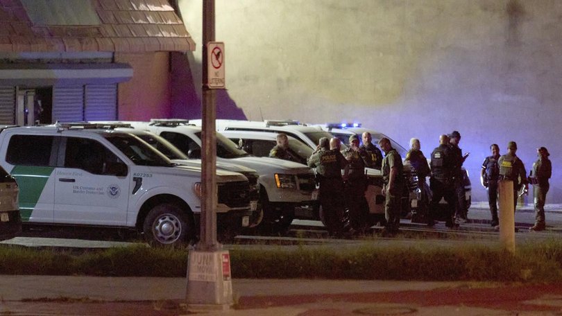 US officials say 1450 law enforcement personnel are part of a Washington DC ‘anti-crime’ operation.