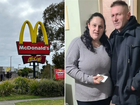 A homeless man was seen ordering food at a McDonald’s following the double murder.