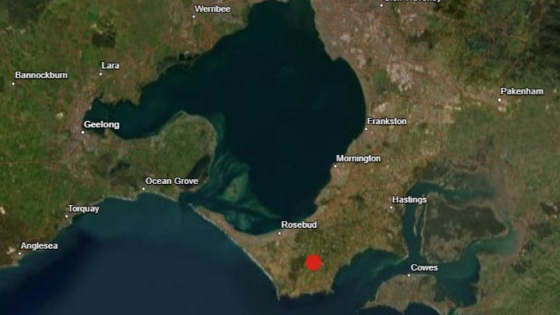 A 3.2 magnitude earthquake has been recorded in the Mornington Peninsula.