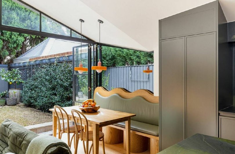 Bring back the banquette. It has been to great effect in this cottage now on the market.