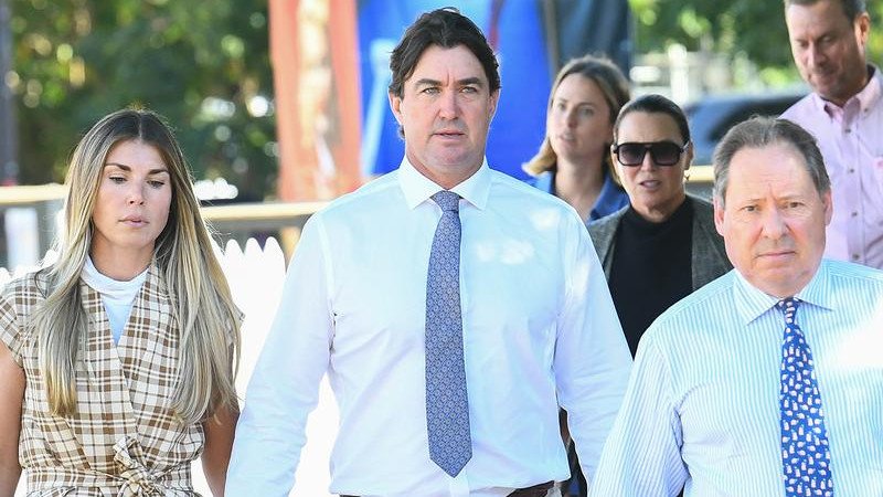 Matt Wright is on trial facing three charges of attempting to pervert the course of justice.