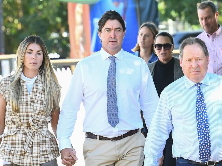 Matt Wright is on trial facing three charges of attempting to pervert the course of justice.
