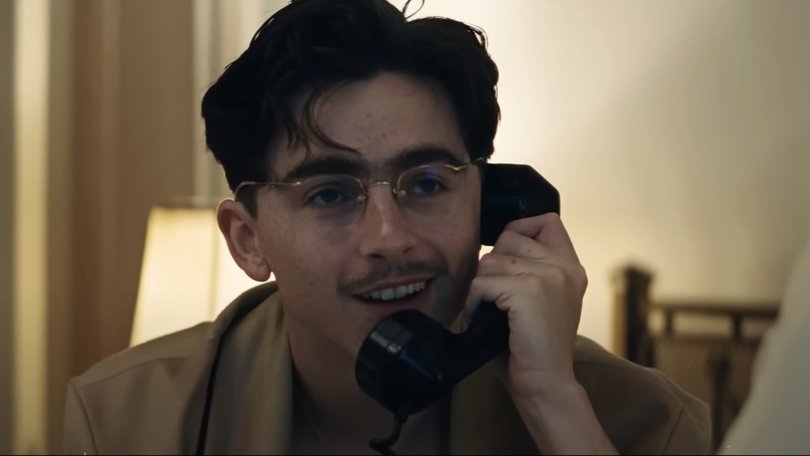 Timothee Chalamet in Marty Supreme.