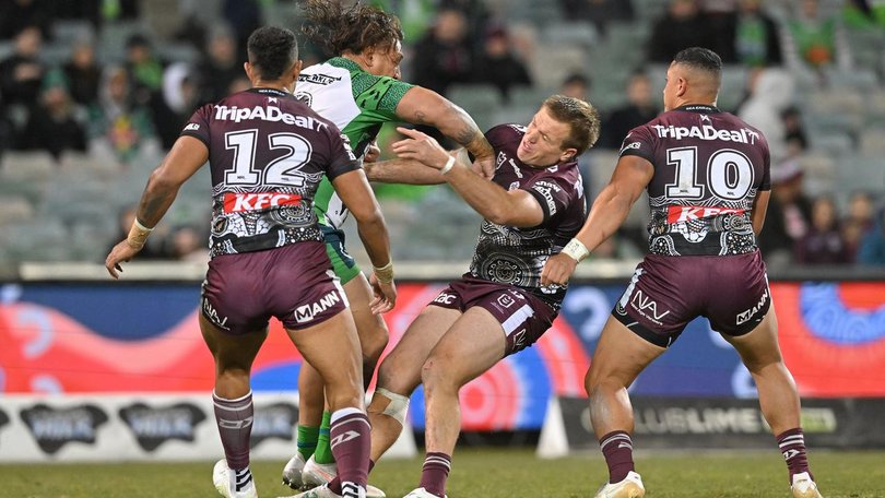 Jake Trbojevic has been sidelined after coming off second best in a clash with Josh Papalii. (Mick Tsikas/AAP PHOTOS)