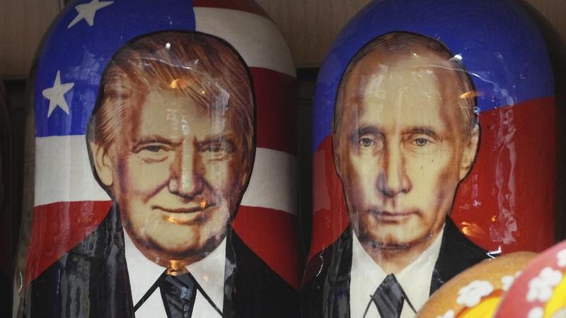 Donald Trump spoke warmly about Vladimir Putin for years, but recently voiced frustration with him. (AP PHOTO)