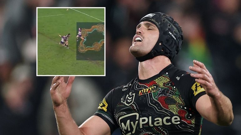 Penrith star Nathan Cleary is furious with a decision that denied him a match-winning field goal.