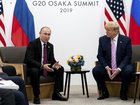 President Donald Trump and President Vladimir Putin of Russia meet at the G20 Summit in Osaka, Japan in Jun, 2019. Trump is scheduled to meet Putin on Friday in Alaska, to discuss a path to ending the war that began when Russia invaded Ukraine three and a half years ago — before he does, his European allies would like to have a word. (Erin Schaff/The New York Times)