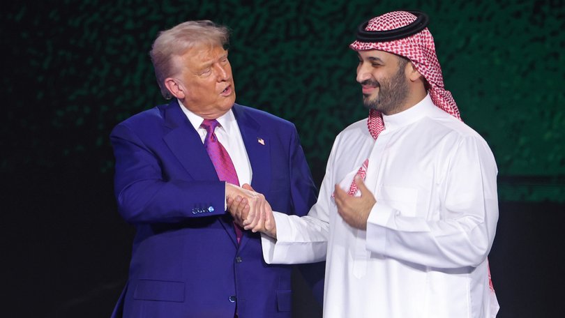 Donald Trump and Saudi Crown Prince Mohammed bin Salman bin Abdulaziz Al Saud.