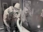 Shocking CCTV footage has emerged of the moment a man was stabbed and beaten by a group of armed thugs during a terrifying home invasion in Gladstone Park, Melbourne.