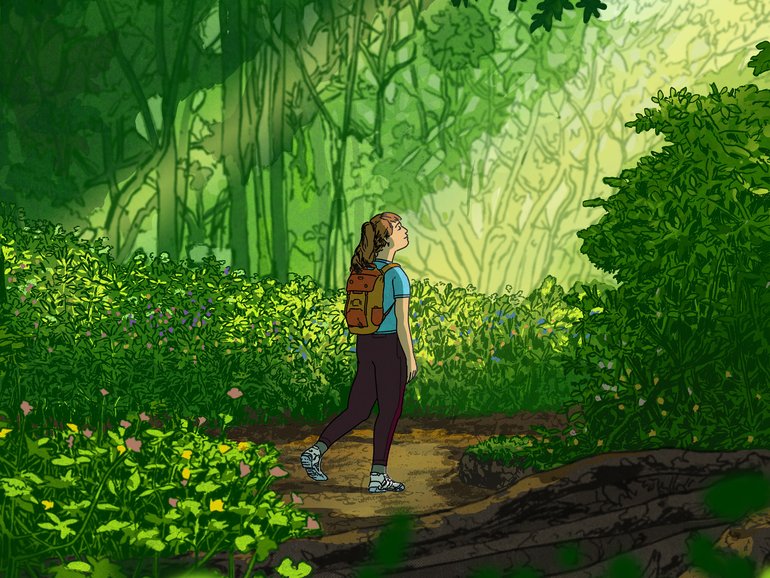 Being in nature is great for your brain. Experts are trying to figure out why. (Liam Cobb/The New York Times) — FOR EDITORIAL USE ONLY WITH NYT STORY SCI BRAIN NATURE BY DANA G. SMITH FOR AUG. 14, 2025. ALL OTHER USE PROHIBITED. —